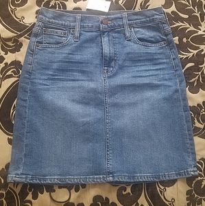J Crew Factory NWT Denim Skirt